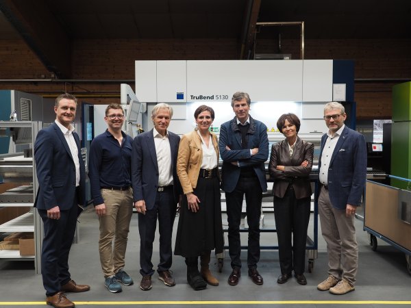 Die Firma TRUMPF zu Besuch bei METAGRO